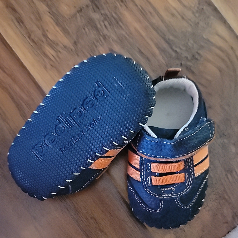 Pediped Blue and Orange Baby Walkers